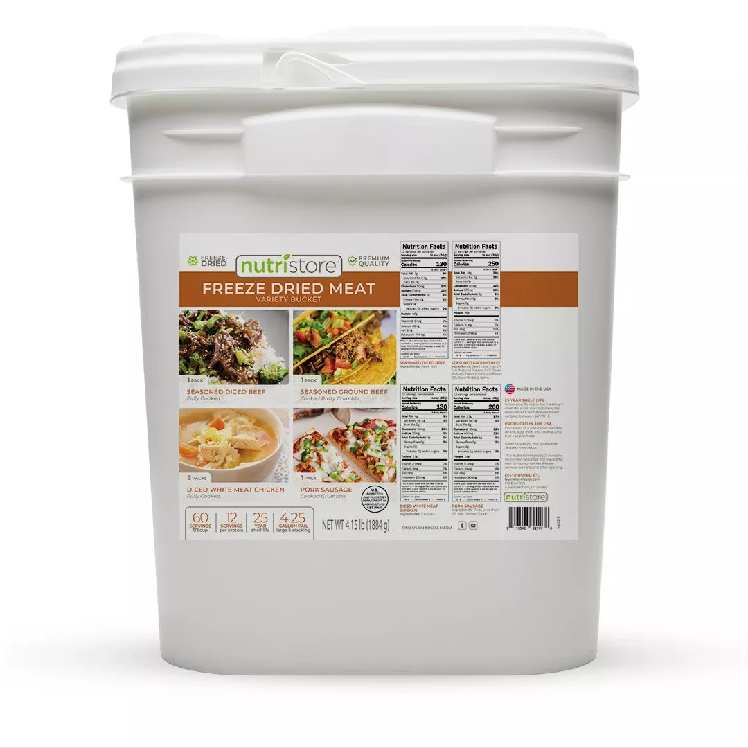 Freeze Dried Meat Variety Bucket