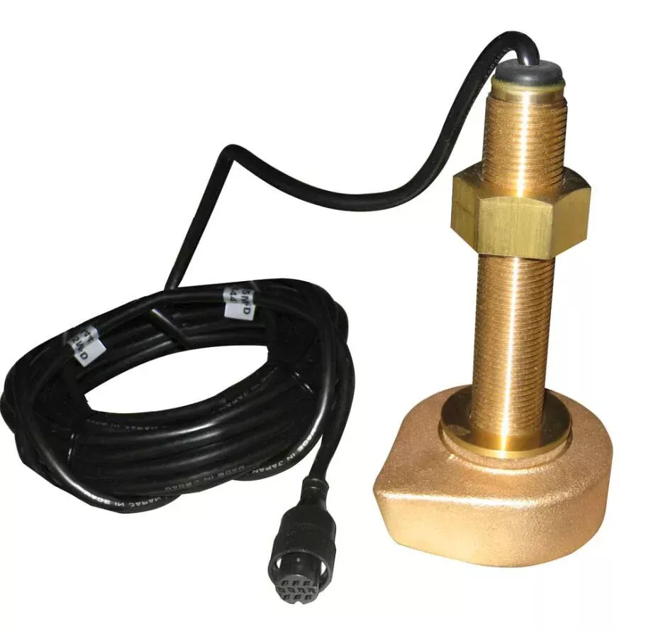 Furuno 10-Pin Bronze External Thru-hull Mount Transducer with 26′ Cable• 520-5MSD