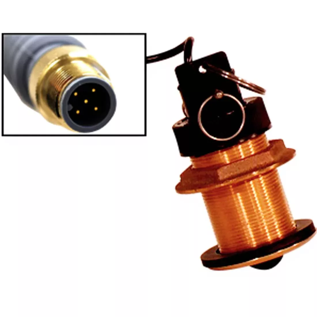 Furuno Bronze Flush Thru-Hull Mount Transducer• DST-810MSF