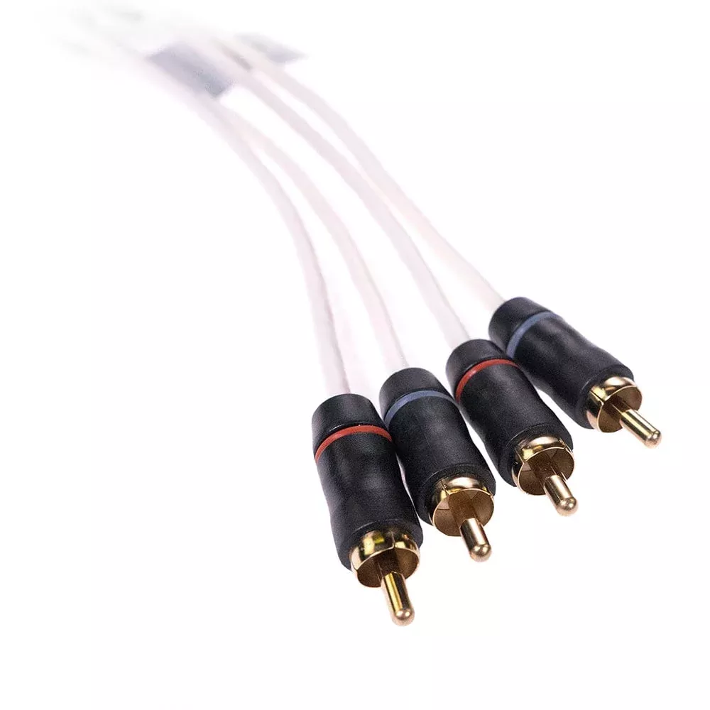 FUSION Performance RCA Cable – 4 Channel – 25′