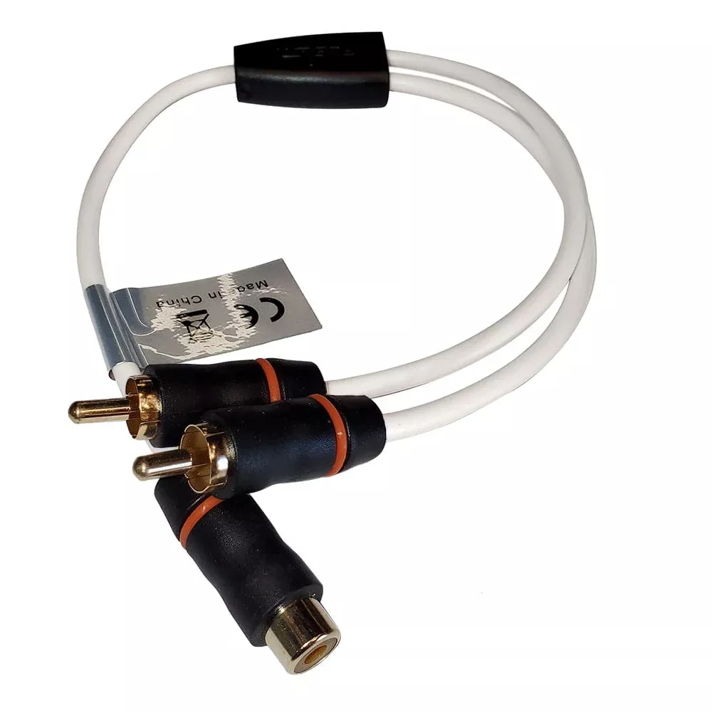 FUSION Standard RCA Cable Splitter – 1 Female to 2 Male – 1′