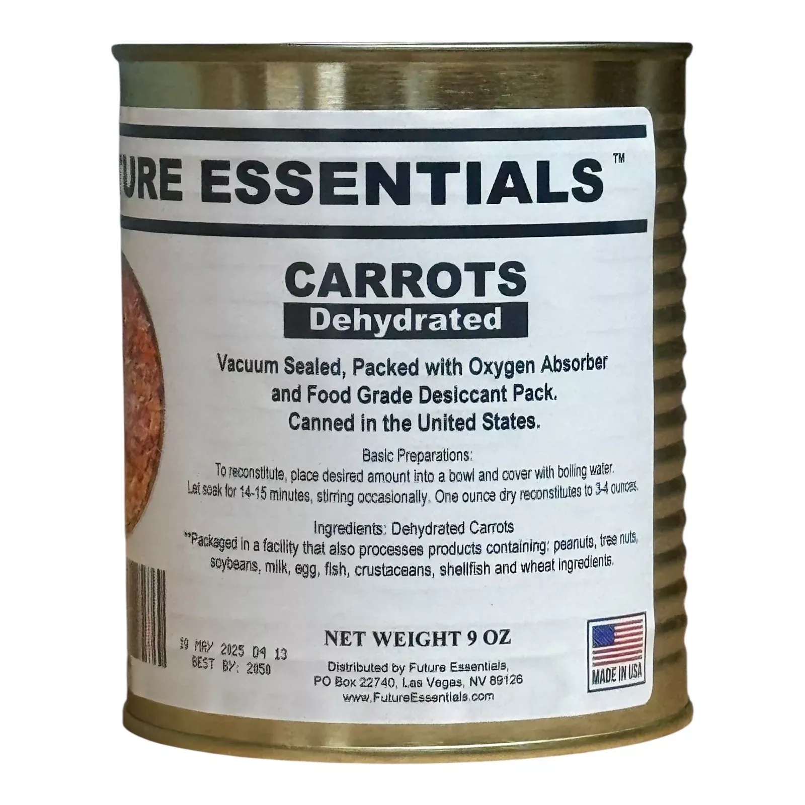Future Essentials Dehydrated Diced Carrots