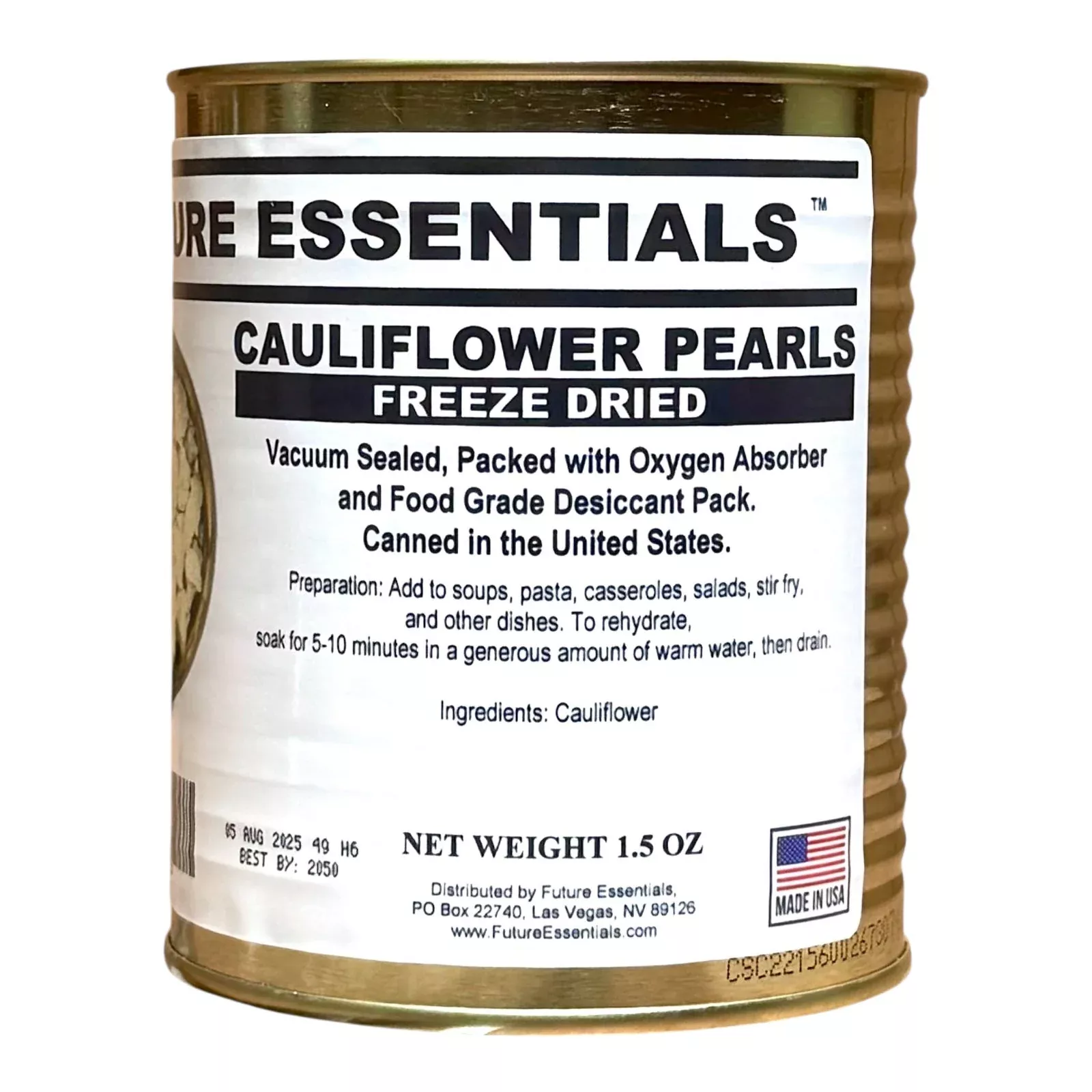 Future Essentials Freeze Dried Cauliflower Pearls