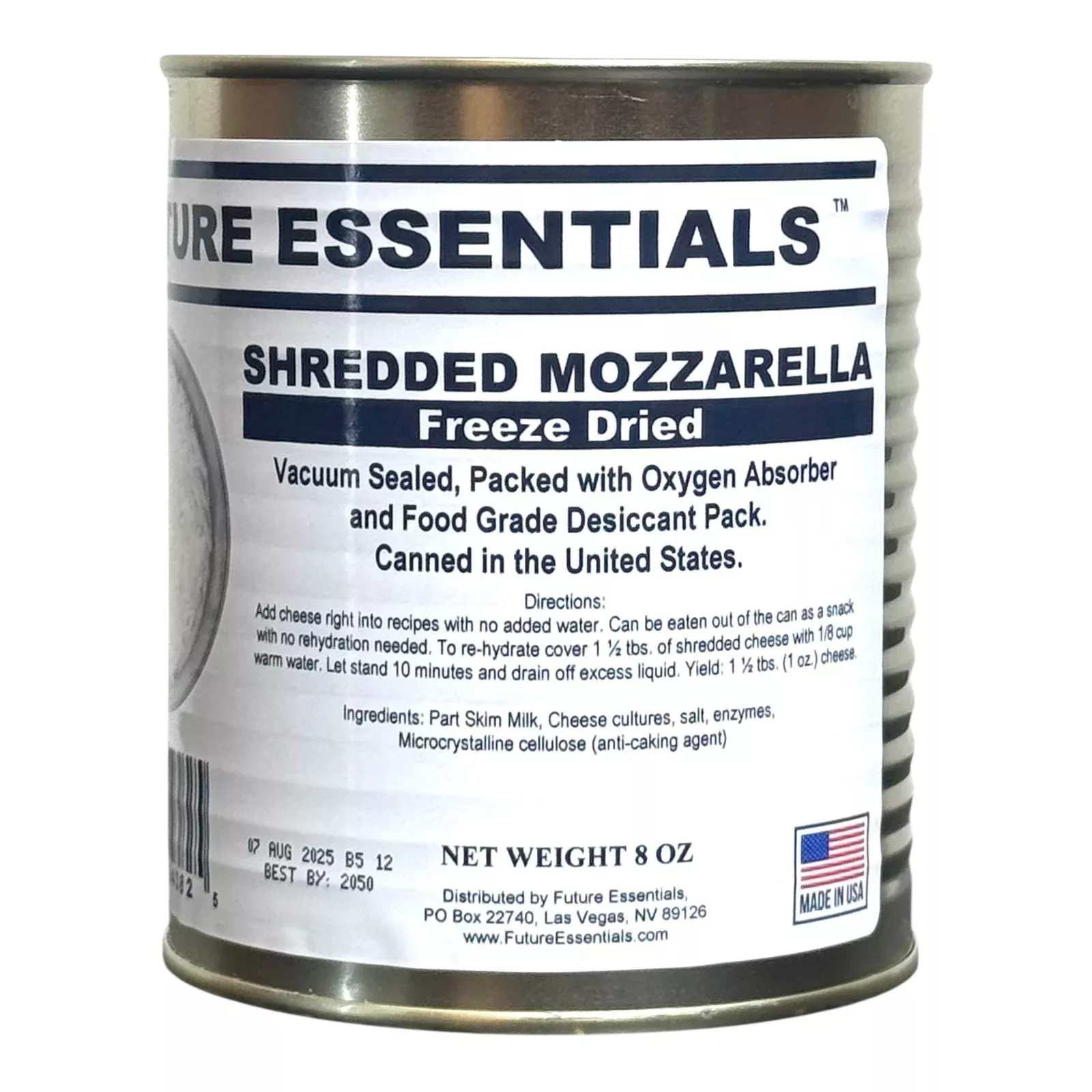 Future Essentials Freeze Dried Shredded Mozzarella Cheese