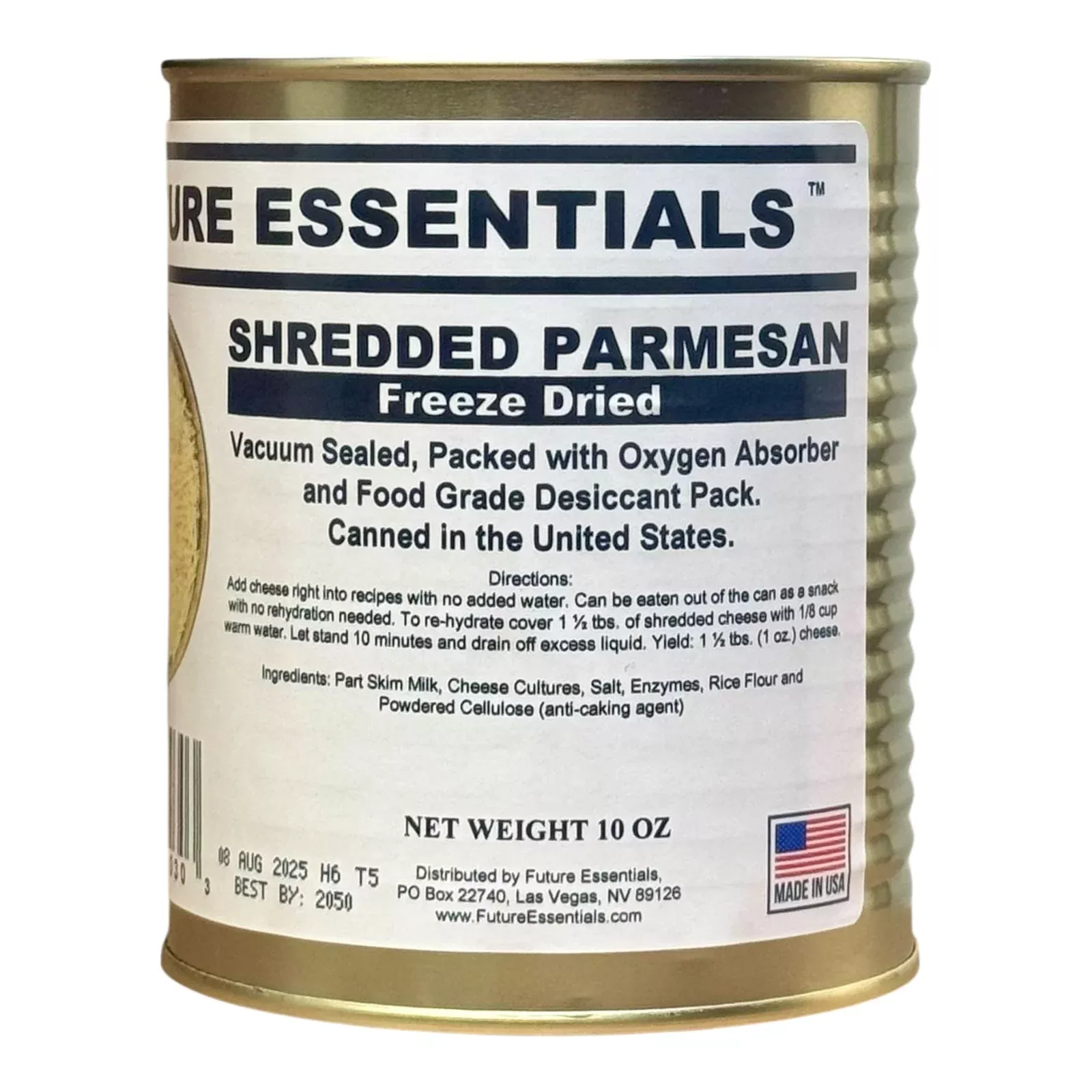 Future Essentials Freeze Dried Shredded Parmesan Cheese