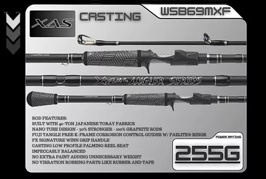 Fxtreme Custom Rods 6’9″ Medium Xtra-Fast #WSB69MXF