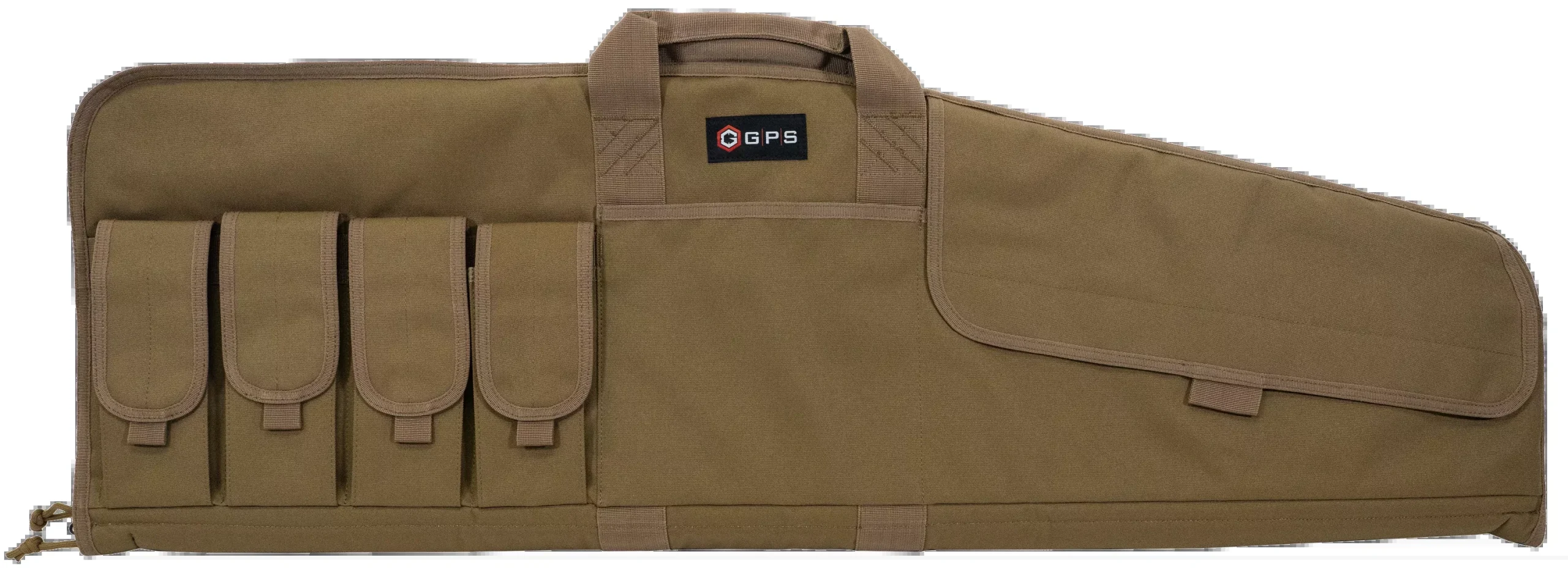 G*Outdoors 42-Inch Single Rifle Case, Flat Dark Earth, Fleece-Lined 600D Polyester, Lockable Zippers, SRC42FDE