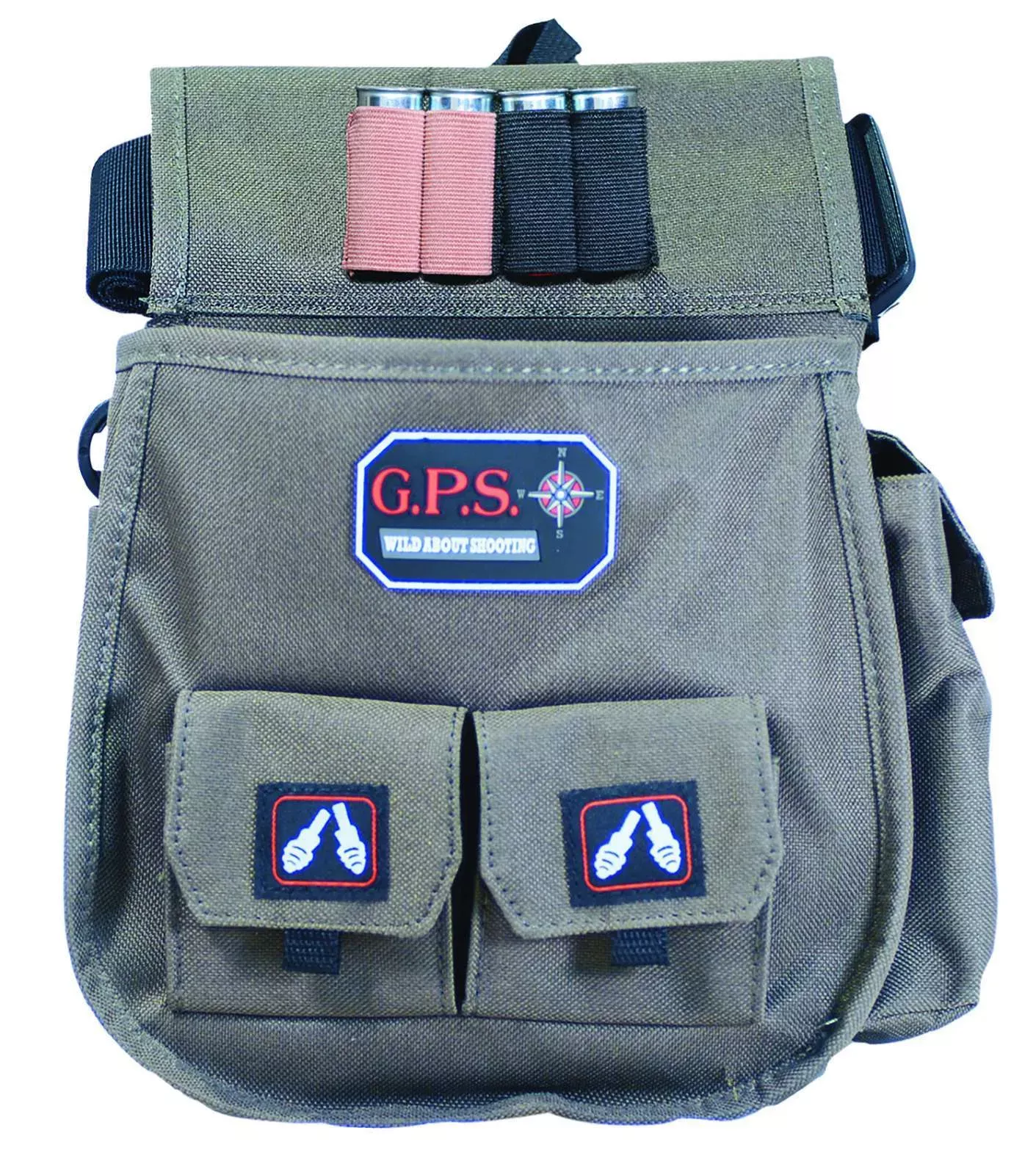 G Outdoors Deluxe Double Shell Pouch 600D Polyester Olive #GPS-1093CSP