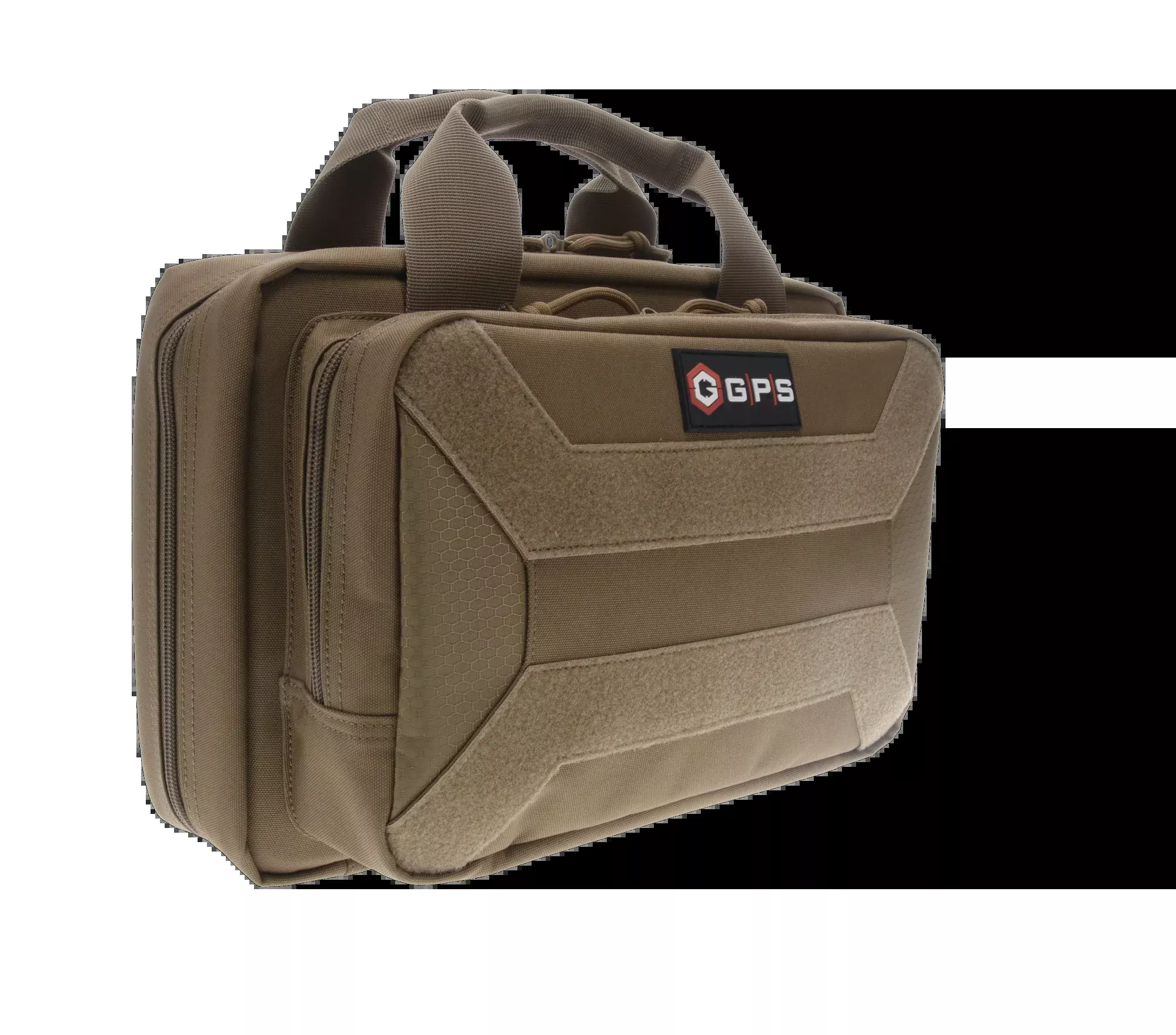 G*Outdoors Pistol Case, Flat Dark Earth 600D Polyester with Lockable Zippers, Holds 1 Handgun PC15FDE