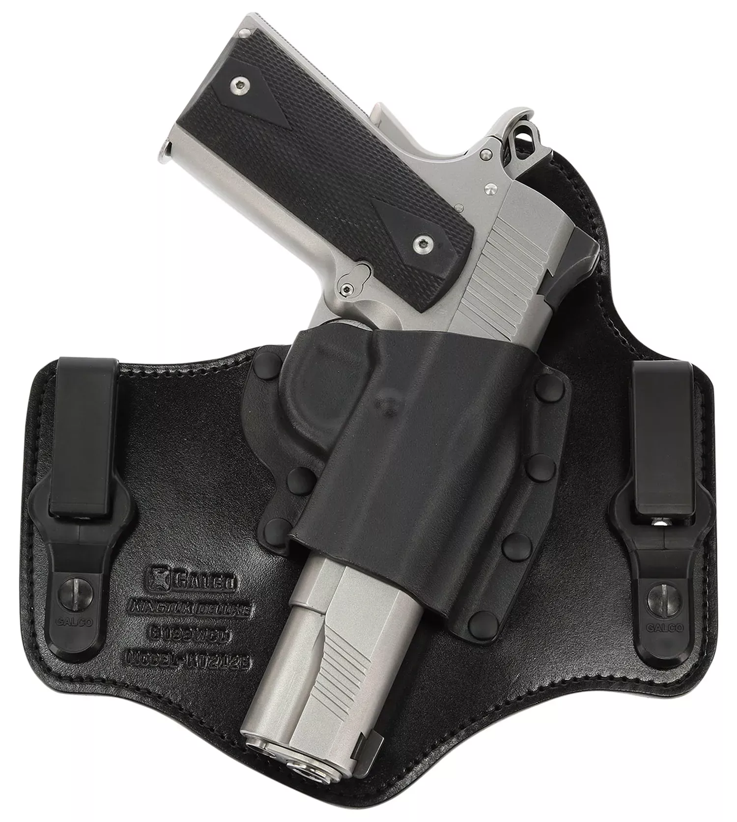 Galco KingTuk Deluxe Black Leather IWB Springfield XD-S RH