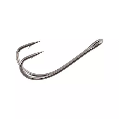 Gama EWG Dbl Frog Hooks Black 4/0 3pk