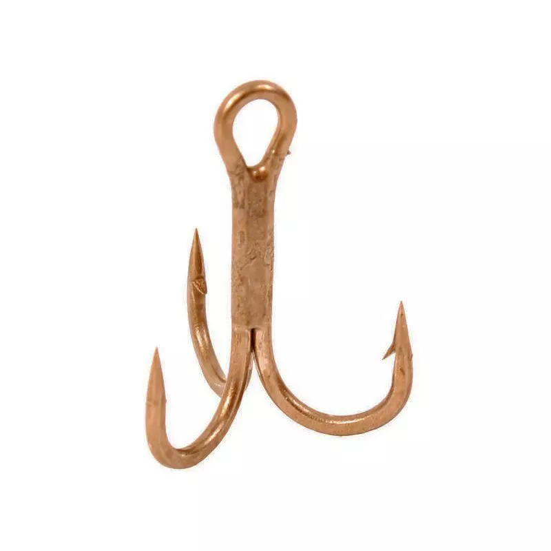 Gamakatsu Treble Round Bend Hooks Bronze