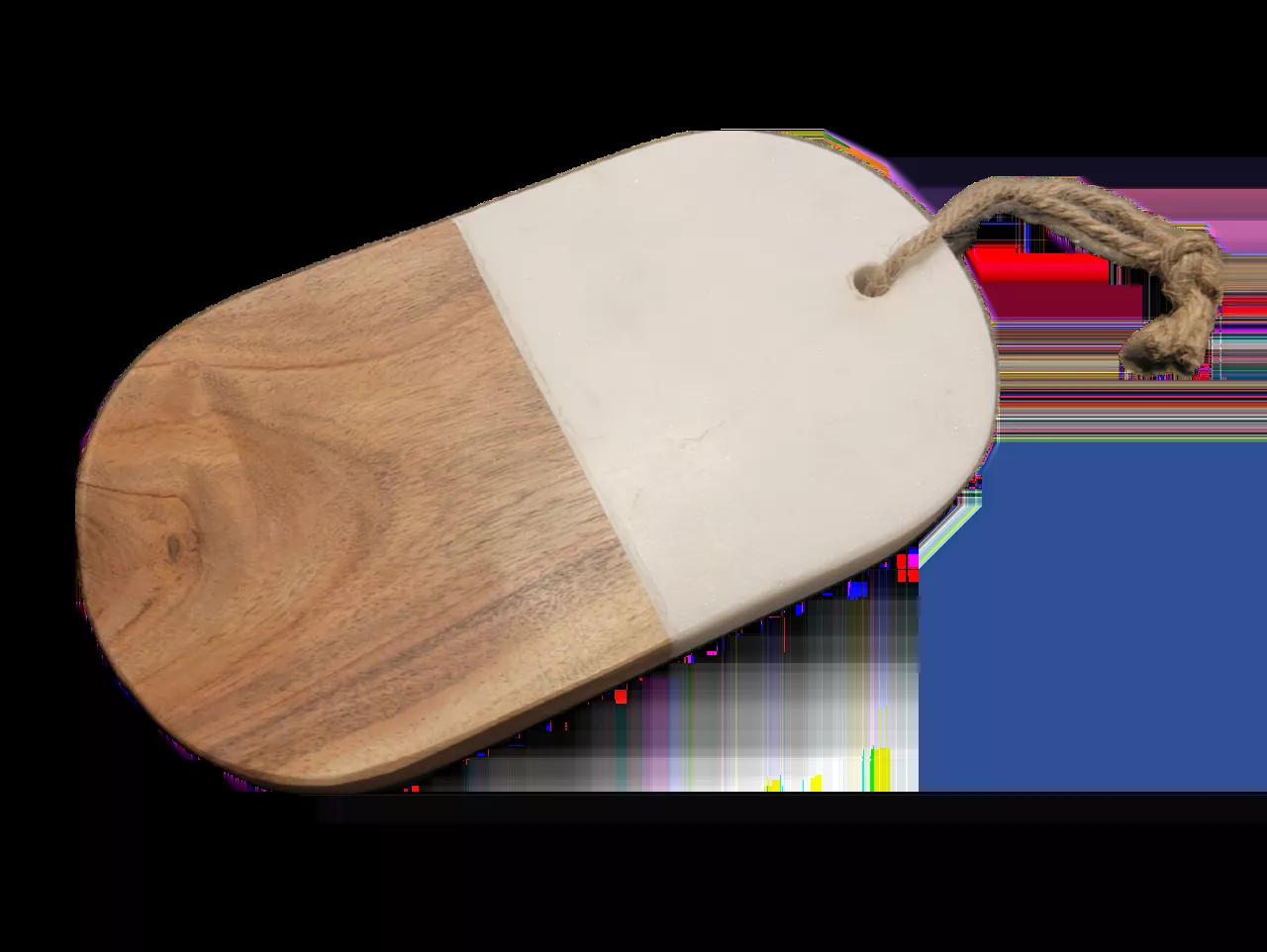Ganz Marble And Acacia Wood Cheese Board #ER62336