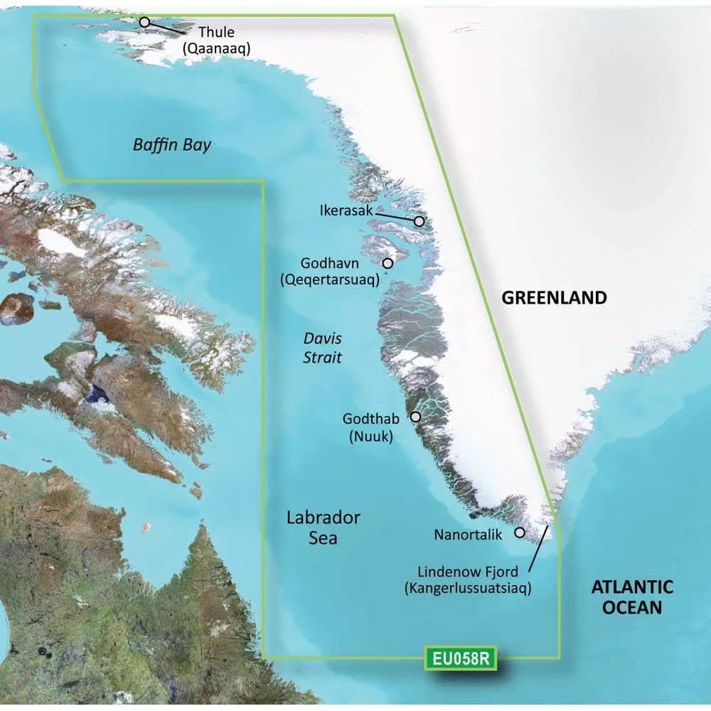 Garmin BlueChartg3 HD – HEU064R – Greenland – microSD/SD – 010-C1001-20
