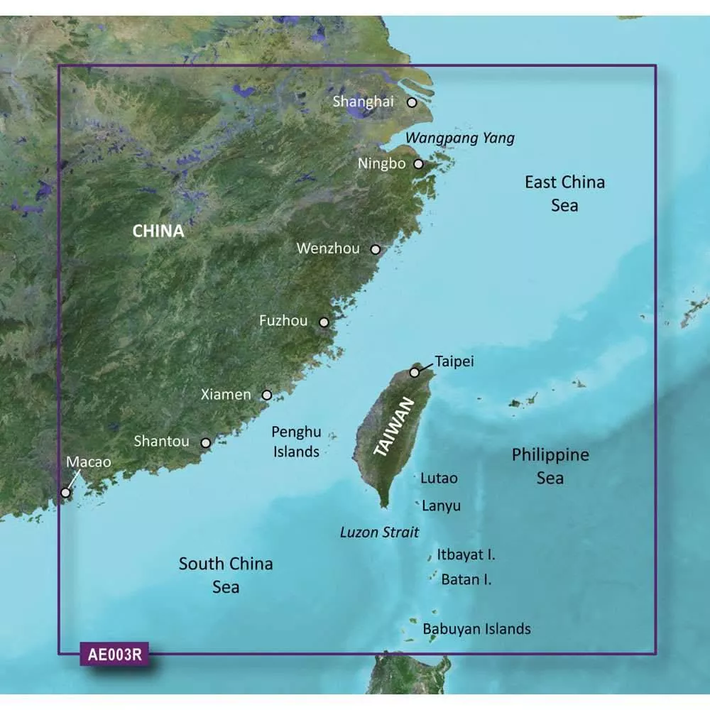 Garmin BlueChartg3 HD - HXAE003R - Taiwan - microSD/SD - 010-C0878-20