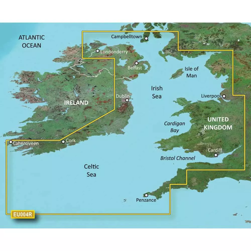 Garmin BlueChartg3 HD – HXEU004R – Irish Sea – microSD/SD – 010-C0763-20