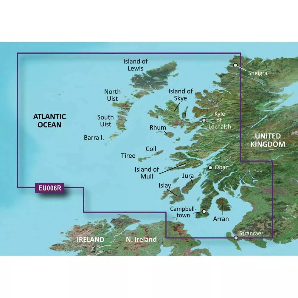 Garmin BlueChartg3 HD - HXEU006R - Scotland West Coast - microSD/SD - 010-C0765-20