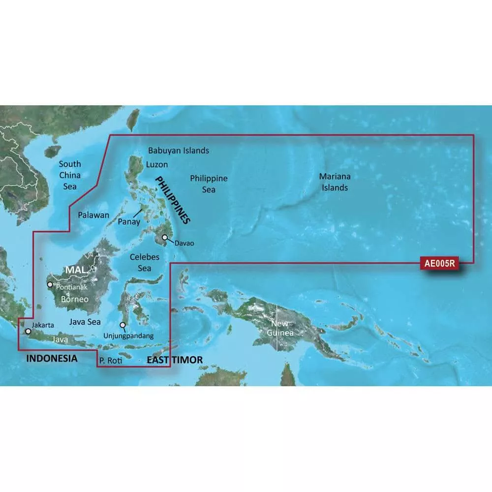 Garmin BlueChartg3 VisionHD - VAE005R - Philippines - Java Mariana Is. - microSD/SD - 010-C0880-00