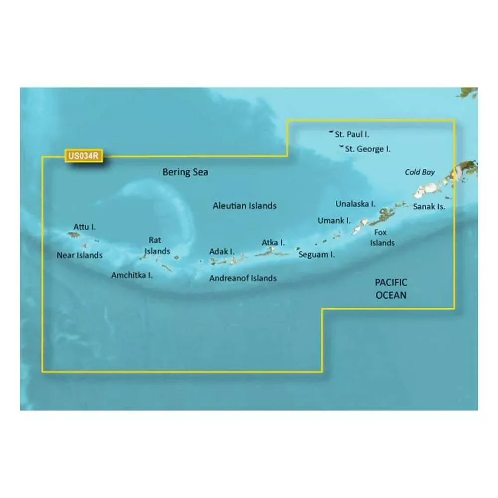 Garmin BlueChartg3 VisionHD – VUS034R – Aleutian Islands – microSD/SD – 010-C0735-00