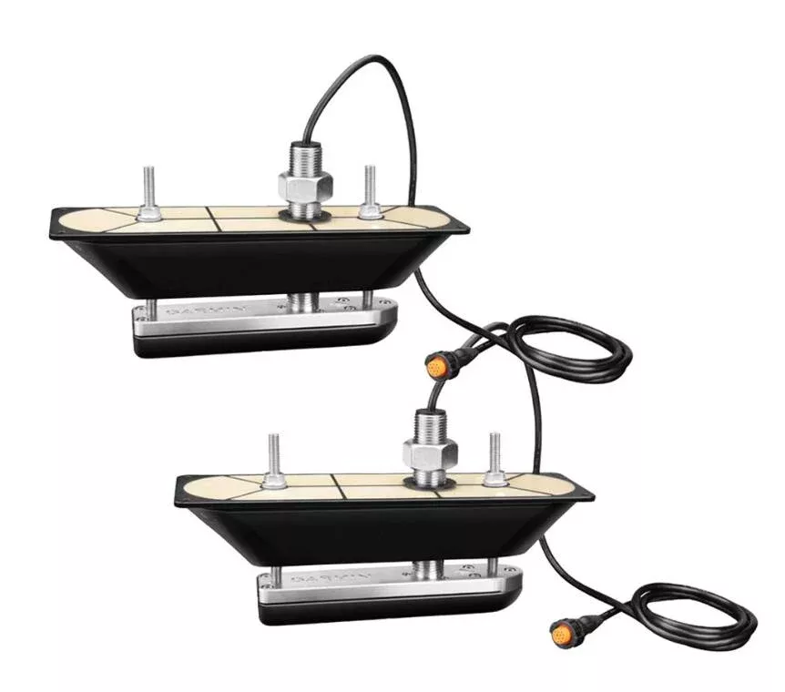Garmin GT30-THP Stainless Steel External Thru-hull Mount Transducers with Y-Cable, Pair• 010-01961-11
