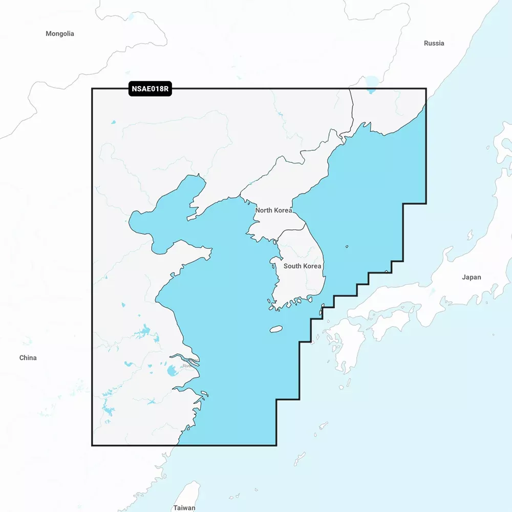 Garmin Navionics+ NSAE018R – Yellow Sea – Marine Chart [010-C1216-20]