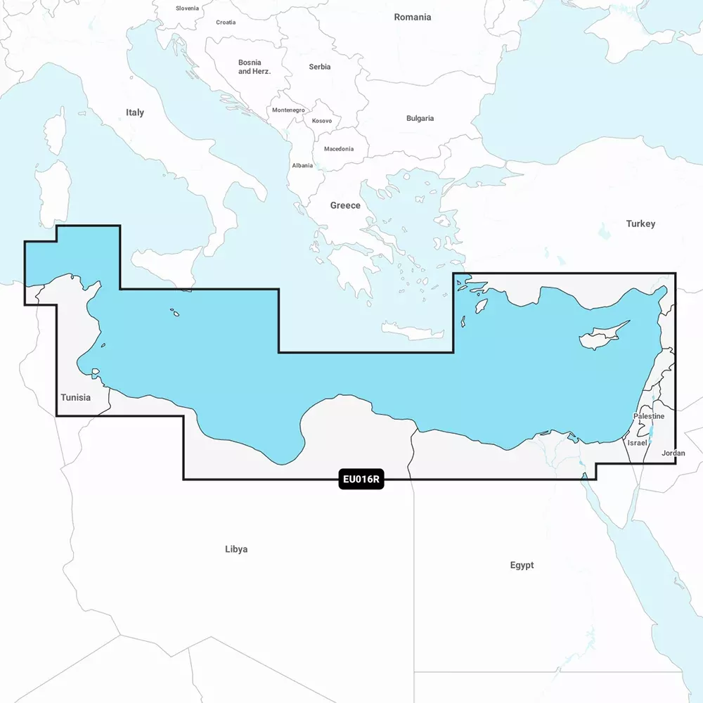 Garmin Navionics+ NSEU016R – Mediterranean Sea, Southeast – Marine Chart [010-C1241-20]
