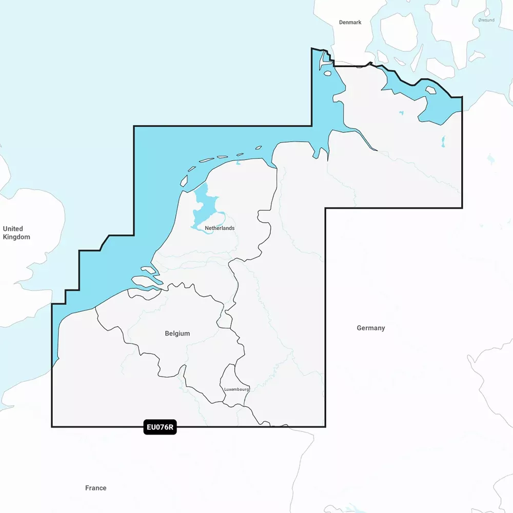 Garmin Navionics+ NSEU076R – BeneluxGermany, West – Marine Chart [010-C1242-20]
