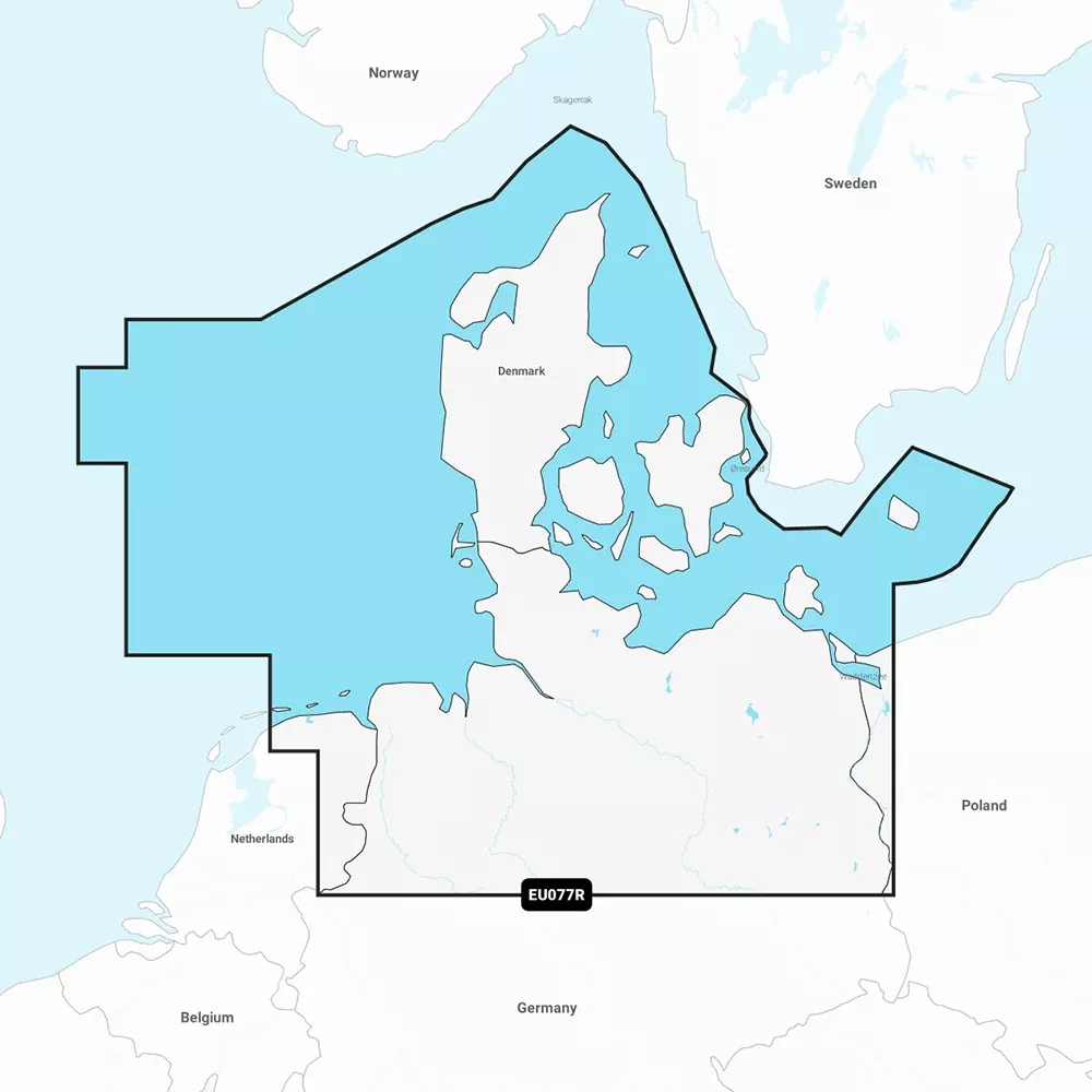 Garmin Navionics+ NSEU077R – DenmarkGermany, North – Marine Chart [010-C1243-20]