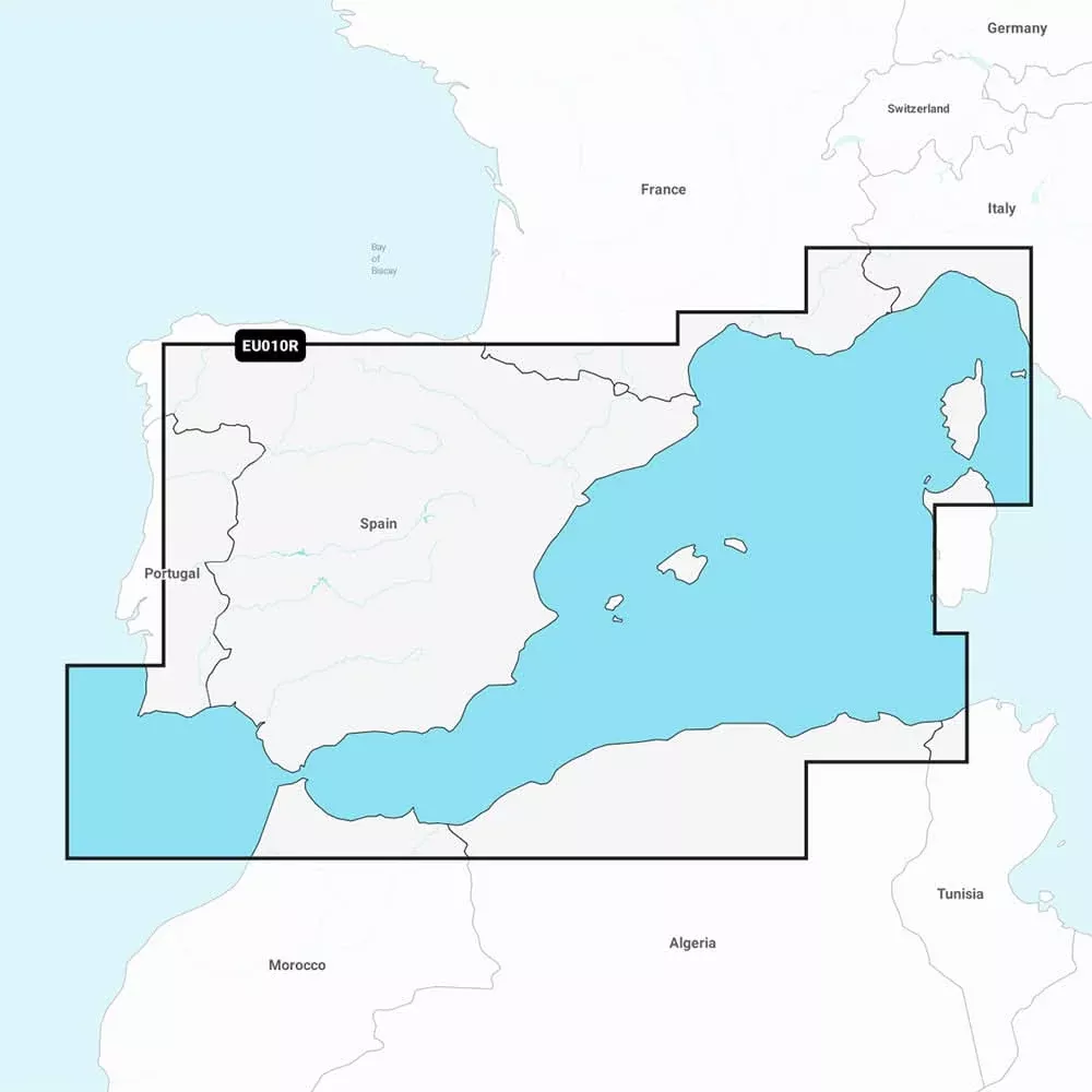 Garmin Navionics+ NSEU10R – Spain, Mediterranean Coast – Marine Chart [010-C1237-20]