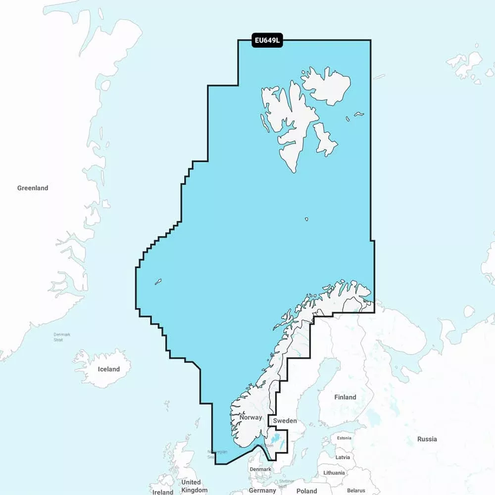 Garmin Navionics+ NSEU649L – Norway – Marine Chart [010-C1276-20]