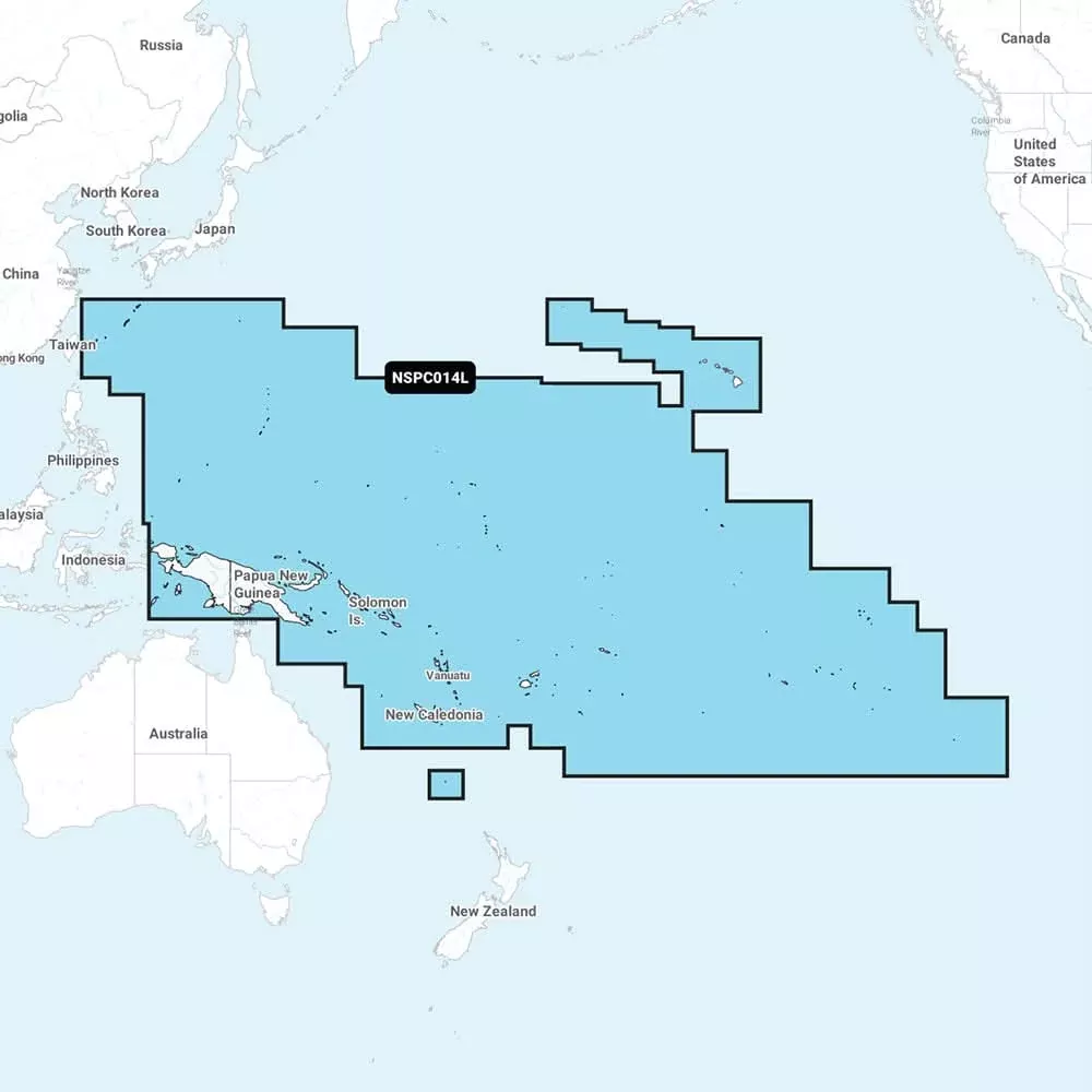 Garmin Navionics+ NSPC014L – Pacific Islands – Marine Chart [010-C1279-20]