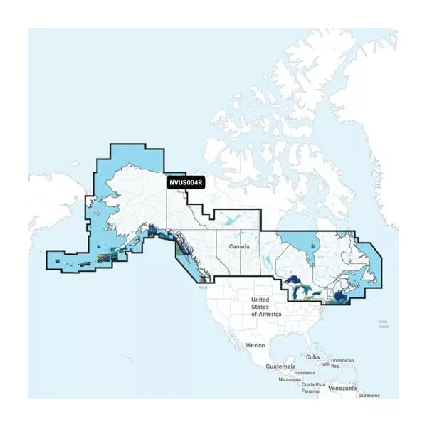 Garmin Navionics+ Vision+ Canada & Alaska Chart• 010-C1288-00