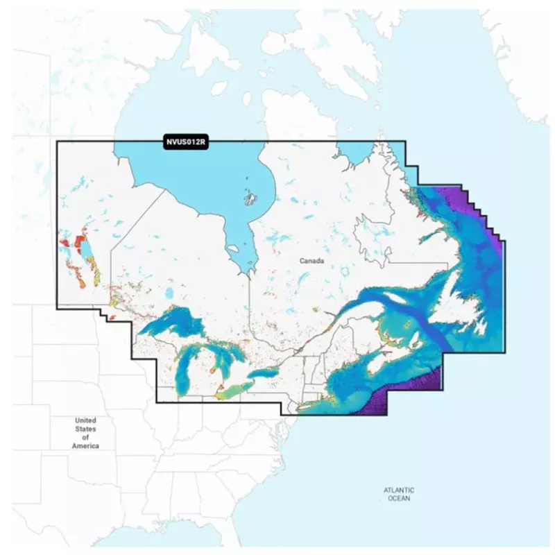 Garmin Navionics Vision+ NVUS012R Canada, EastGreat Lakes