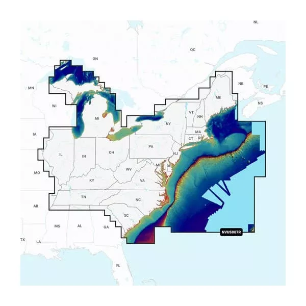 Garmin Navionics+ Vision+ US East• 010-C1291-00