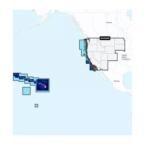 Garmin Navionics+ Vision+ US West• 010-C1292-00