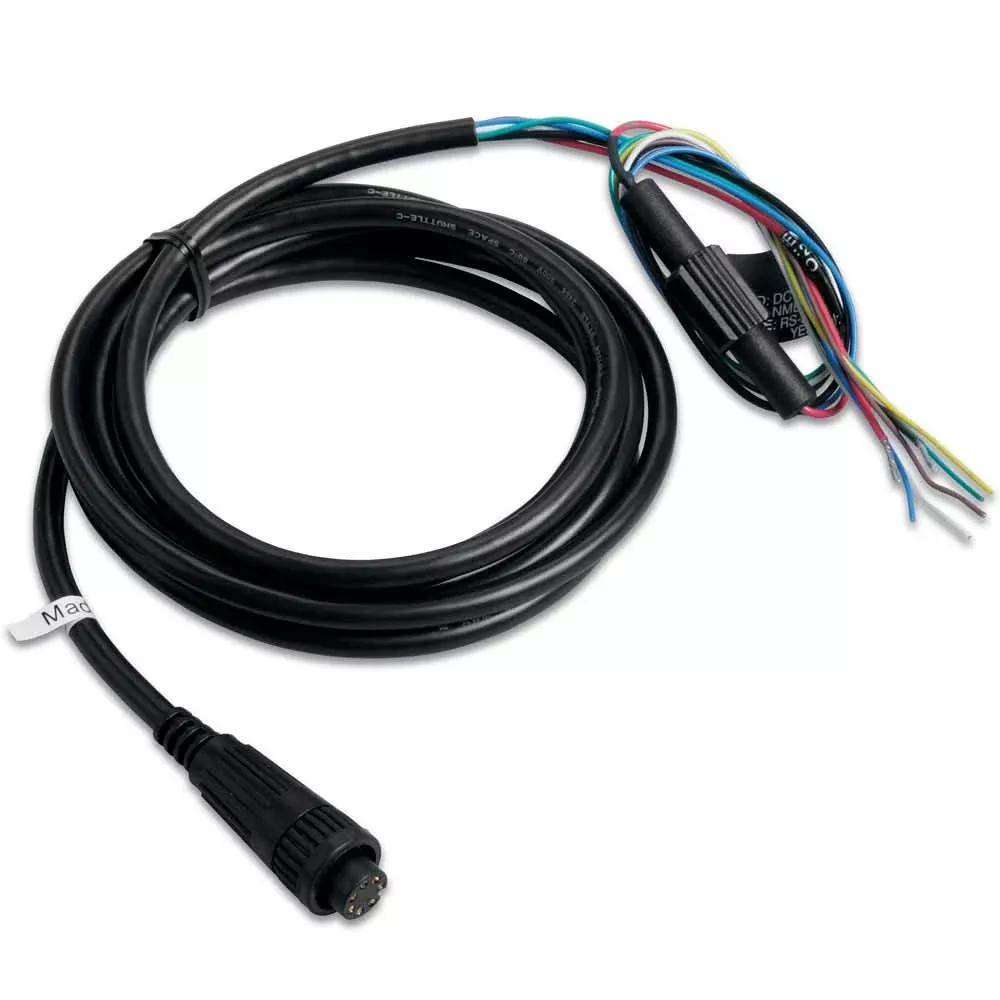 Garmin Power/Data Cable – Bare Wires for Fishfinder 320C, GPS Series & GPSMAP Series – 010-10083-00