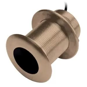 Garmin Tilted Element B619 8-Pin Bronze Flush Thru-hull Mount Transducer with 30′ Cable• 010-10217-21