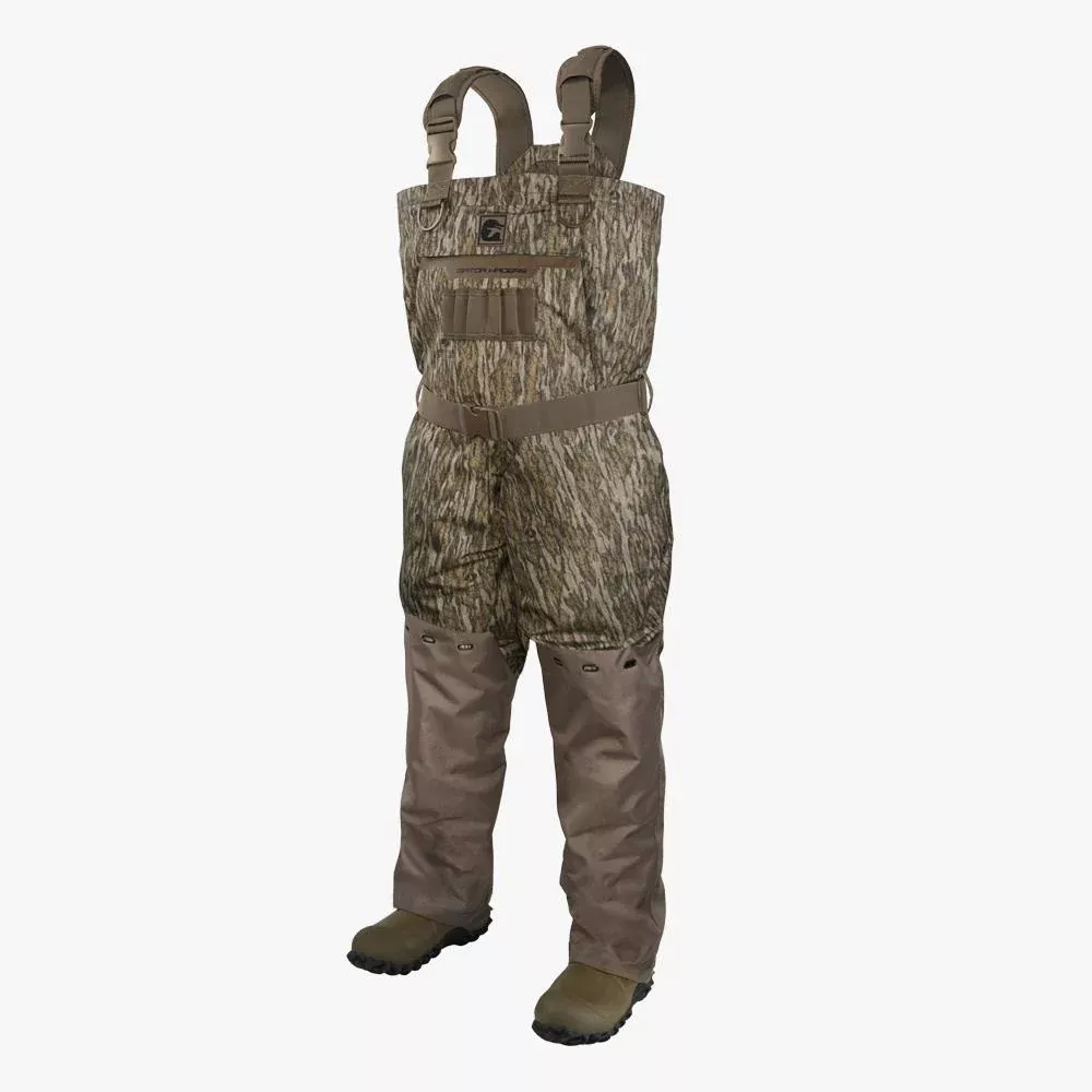 Gator Waders Men’s Shield Insulated Waders – Mossy Oak Bottomland #SSIMBLR