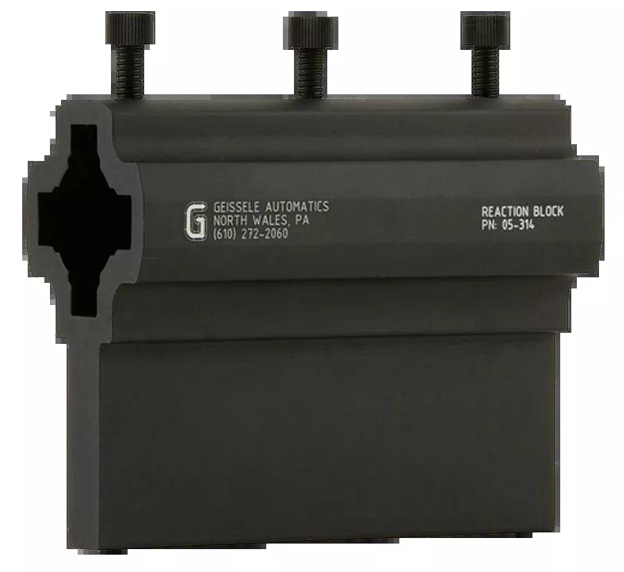 Geissele Automatics Reaction Block – AR-15/M4/M16 Lower Receiver Assembly Tool, Black Steel, 05314