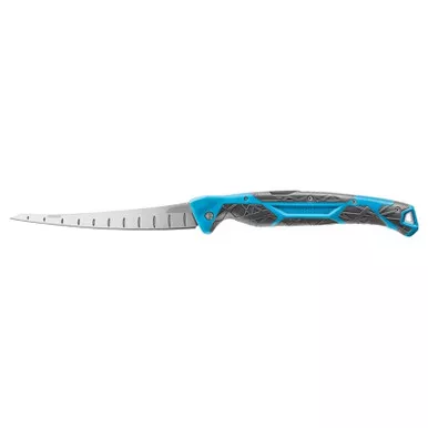 Gerber GB-31-003599 6″ Controller Folder Fillet, Fine Edge, Trailing Point – Blue|Gray