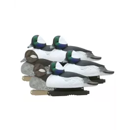 GHG Hunter Series Over Size Foam Filled Bufflehead Decoys 6pk