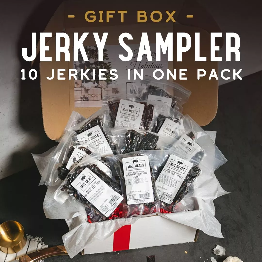 Gift Box:The Jerky Sampler – You Deserve It All!