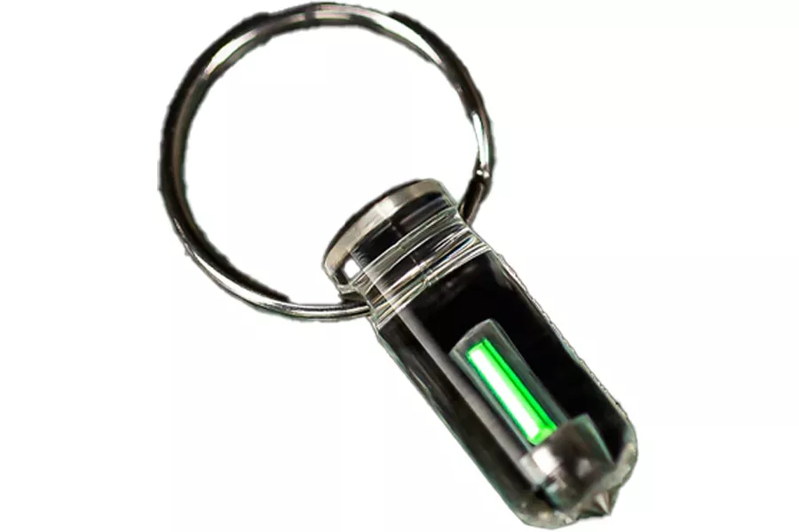 Glow Rhino 3 Pack of Spark Micro Glow Fob Green Tritium