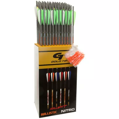 Gold Tip Ballistic Crossbow Bolts 22 In. 4 In. Vanes 6 Pk.