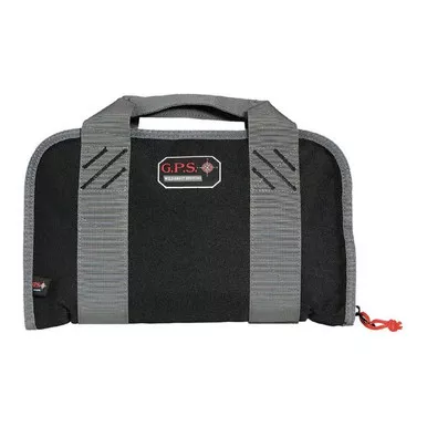 GPS Double Compact Pistol Case w/ Mag Storage & Dump Cup