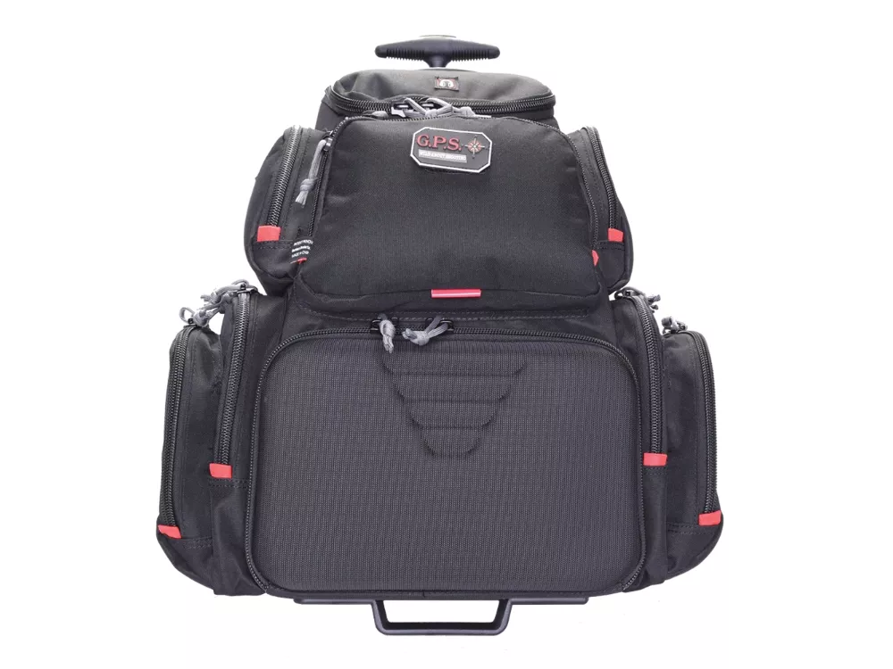 GPS Rolling Handgunner Backpack w/ Cradle, Black