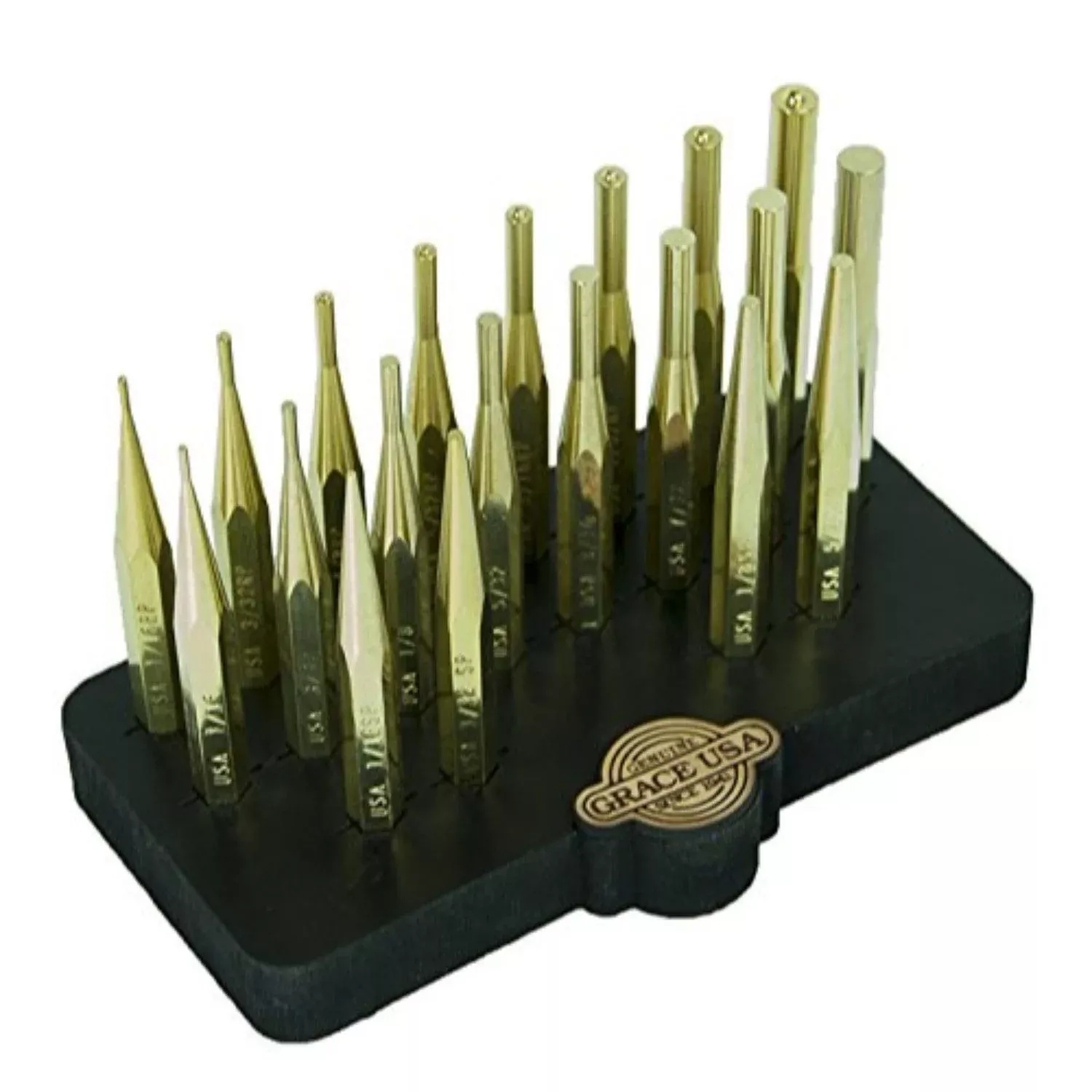 Grace USA Piece Punch Set w/Bench Block
