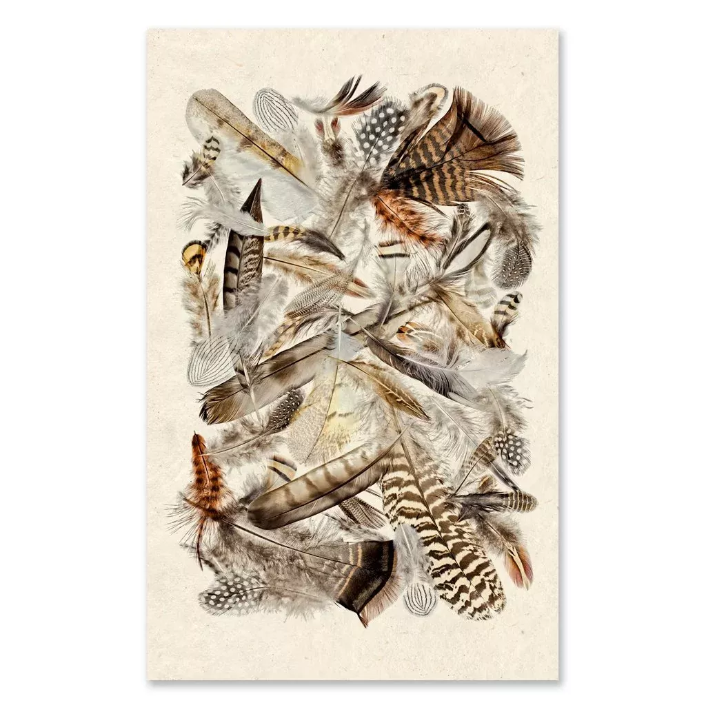 Grand Gamebird Feather Print Grand