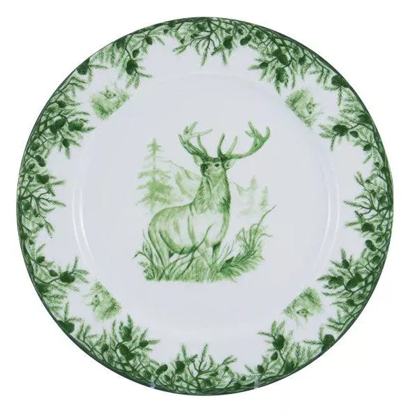 Green Deer 12" Charger