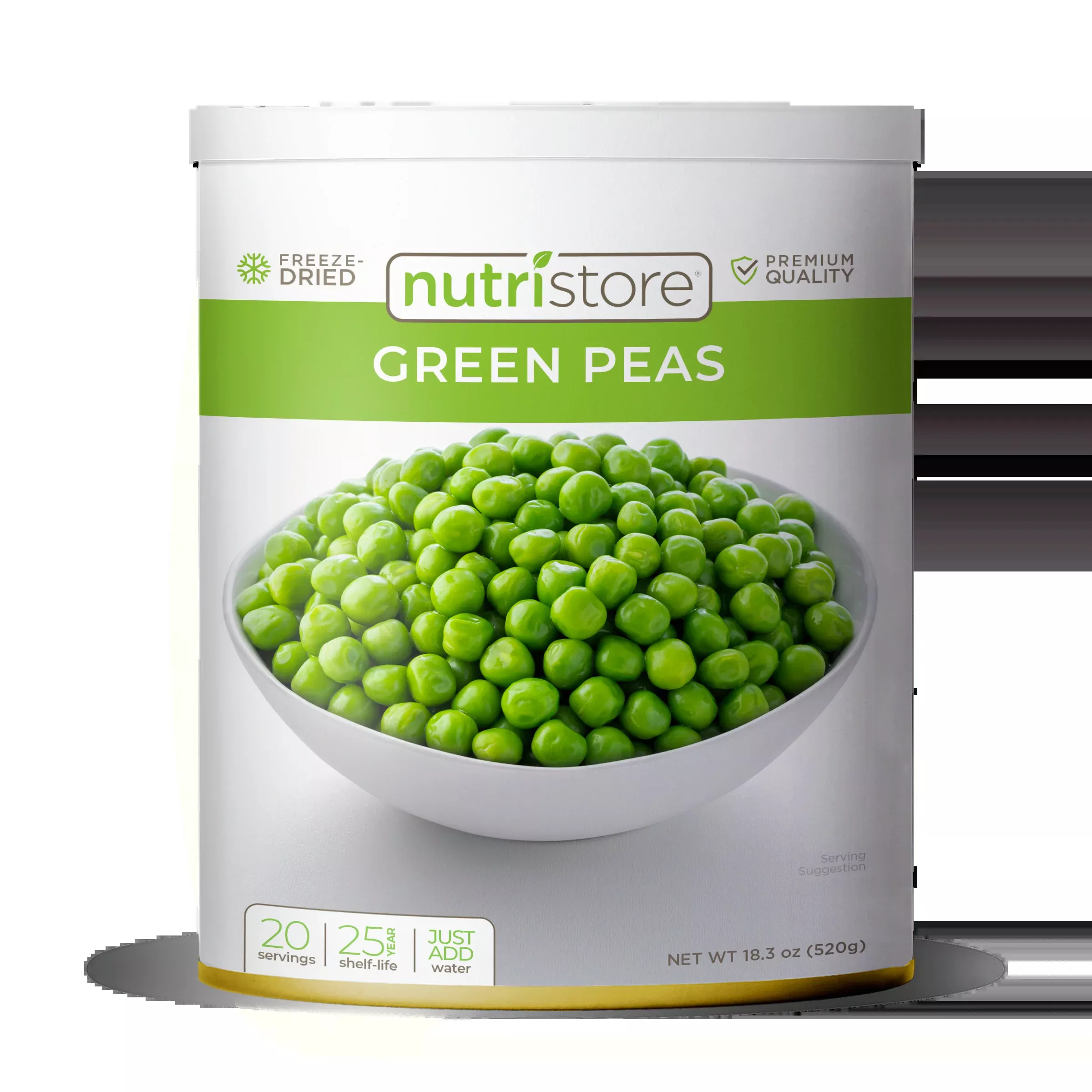 Green Peas Freeze Dried – #10 Can